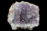 Amethyst Crystal Geode Section - Morocco #127976-1
